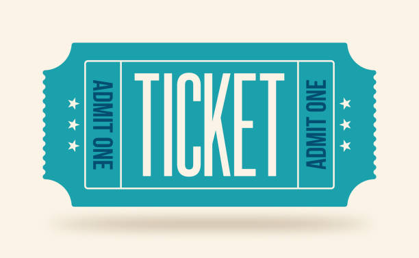 Blue admit one ticket for event or program access.