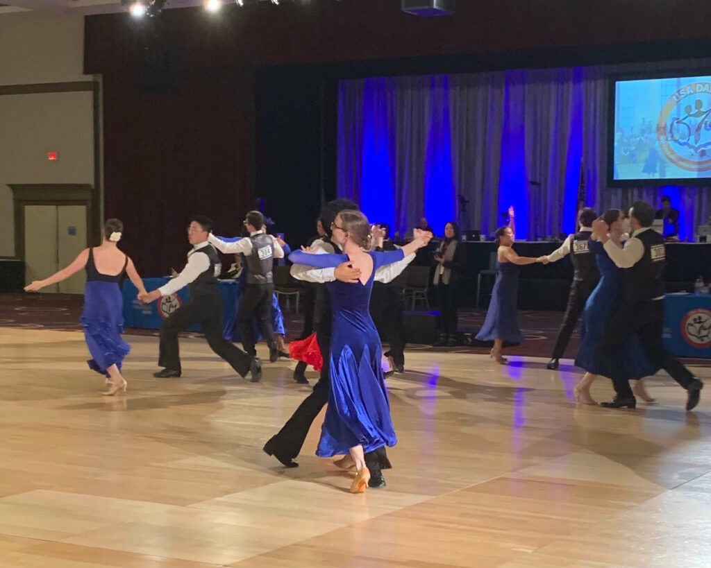 The Carnegie Mellon University Ballroom Club dancers claimed the overall third place in the collegiate competition!