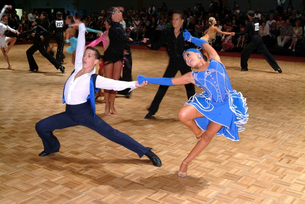Christopher Nymchek and Elizabeth Satarov won the 2003 and 2004 United States Junior I International Latin Titles.  Here they are dancing in the 2005 Nationals.
