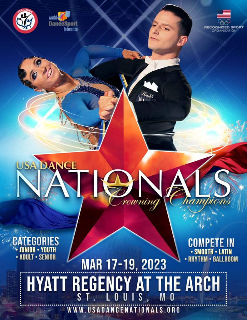 2023 National Ballroom DanceSport Championships: March 17-19, 2023