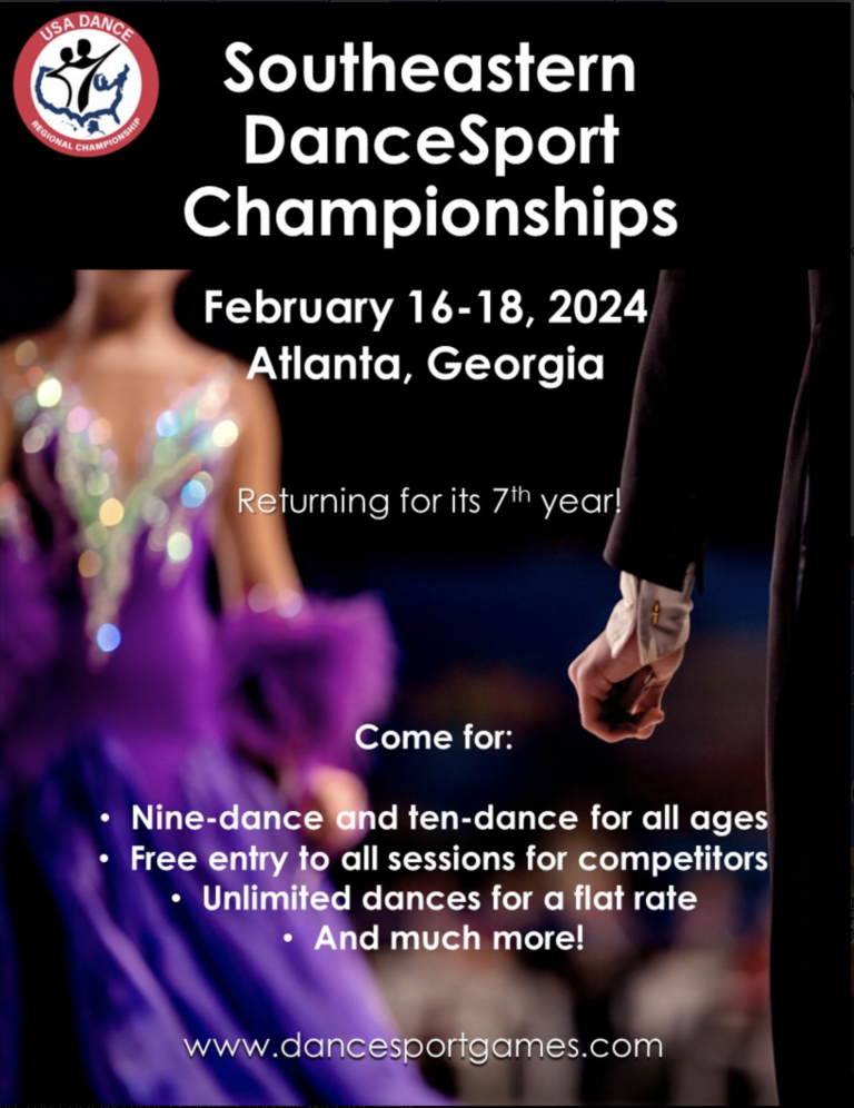 Southeastern DanceSport: Feb 16-18, 2024