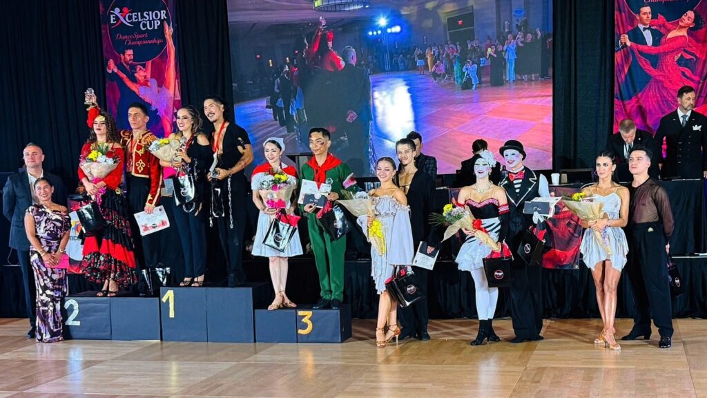 World Latin Show Dance Champions, United States' Kairat Algadaev & Julia Seleznyov.
